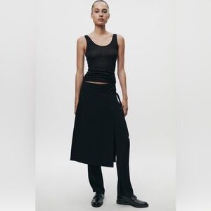 Zara Elegant Black Skirt Set